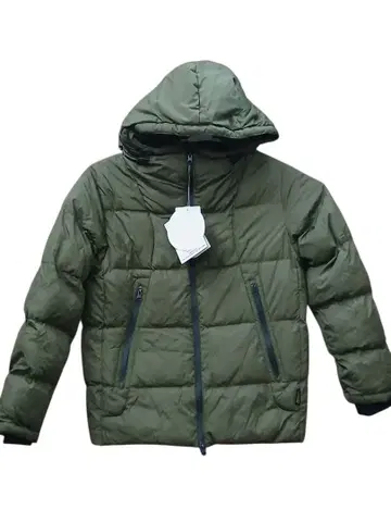 L 카키색 웜 패디드 충전솜 점퍼 보온 축열 발수 가공