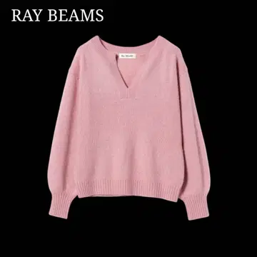 Ray BEAMS 플러피 키넥 풀오버 니트