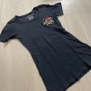에드하디 Ed Hardy 블랙 T셔츠 XS