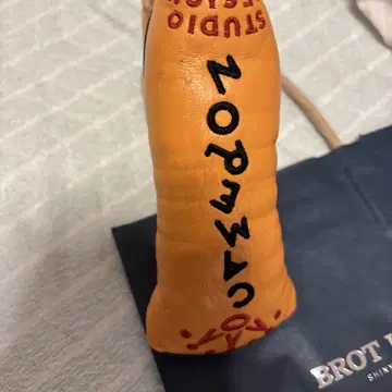 CAMPARO 퍼터용 골프헤드커버 오렌지