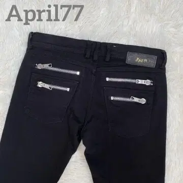 새상품급 PUNK ZIP SKINNY Y2K 00s April 77