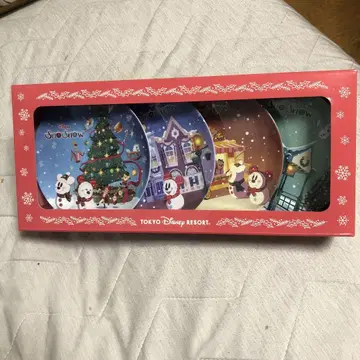 TOKYO DISNEY RESORT 스노우스노우 플레이트 4장 세트