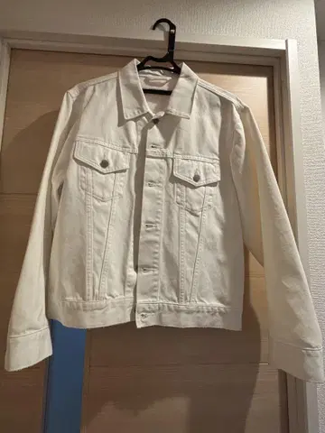 화이트 데님 자켓 S 사이즈