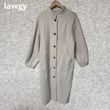 lawgy 포켓 포인트 스탠드 넥 코트