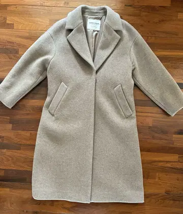 베이지 롱 코트 UNITED ARROWS