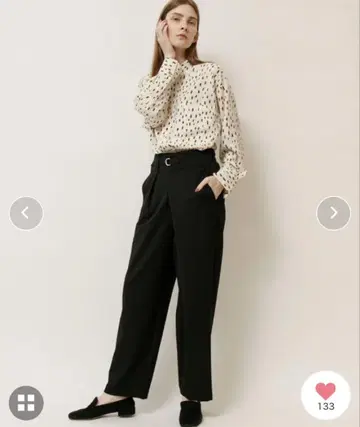 JOHNBULL 아웃 라스트 랩 트라우저 블랙 SS