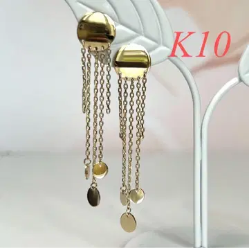 새상품 K10 흔들리는 체인이 멋스러운 롱 귀걸이 10금