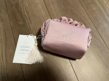 SNIDEL HOME 프릴 파우치 핑크
