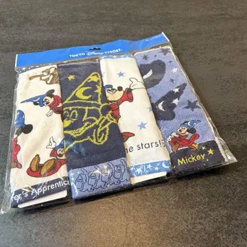 디즈니랜드 판타지아 손수건 타월 4장 세트 disney