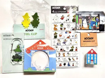 MOOMIN 무민 스너프킨 문구 세트 포스트잇 클립 키링