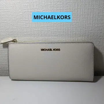 MICHAEL KORS 크림 펄 장지갑