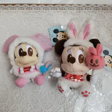 미키 미니 겨울 의상 마스코트