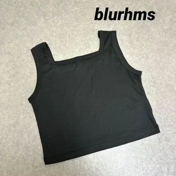 blurhms LYOCELL-COTTON RIB SQUARETANKTOP