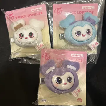 TWICE LOVERYS 봉제 인형 헤어핀 BABY LOVELYS