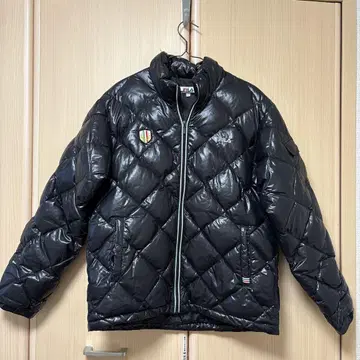 FILA 블랙 다운 자켓 남성용 L 사이즈