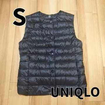 [ S ] 유니클로 여성용 울트라 라이트 다운 베스트 2WAY 블랙