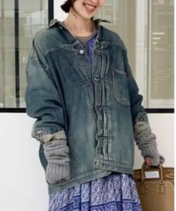 STAMMBAUM/슈바움 ] OVERSIZE DENIM JACKET