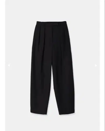 louren tuck cocoon pants 블랙