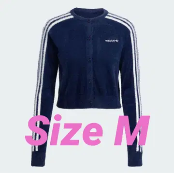 adidas 플러피 니트 가디건 나이트 인디고 리나티