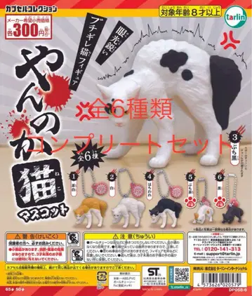 얀노카 고양이 마스코트 전 6종 컴플리트 세트