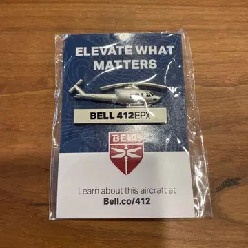 BELL 412EPX 핀 배지