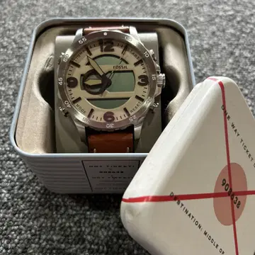 FOSSIL 파슬 손목시계 JR1506 남성용 새상품급 아날로그 가죽