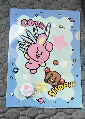 BT21 BTS 쿠라스시 빅쿠라폰 캔뱃지 클리어 파일