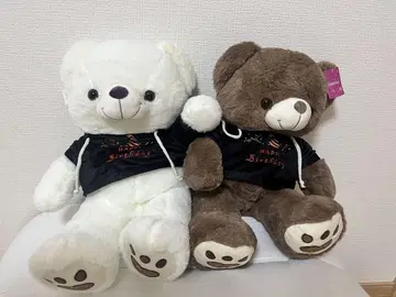 벌스데이 봉제 인형 세트 (화이트 브라운)