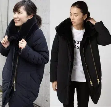 뮤즈 두지엠 클라세 숄 보아 코쿤 충전솜 코트
