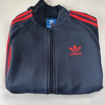 adidas 집업 자켓 네이비/레드