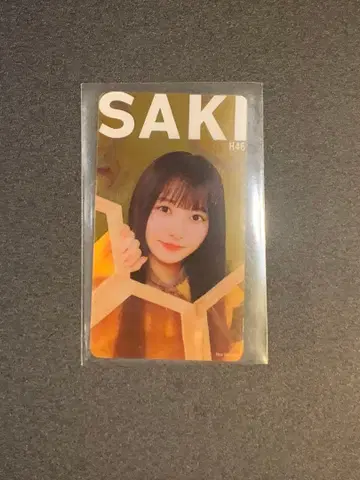 히나타자카46 가타야마 사키 히나코레 B상 하치미츠 클리어 카드