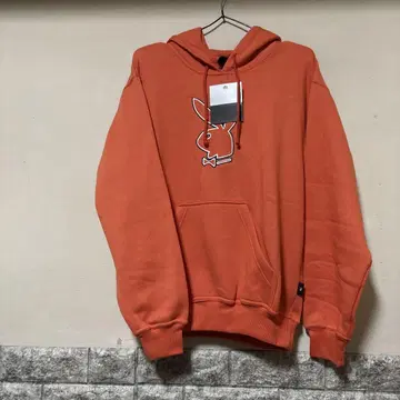 PLAYBOY 오렌지 후드 부착 후드티