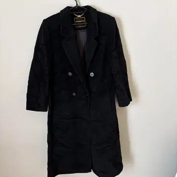 MADUSON ONWARD 블랙 캐시미어 롱 코트 자켓