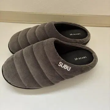 BEAMS SUBU 그레이 샌들 코듀로이