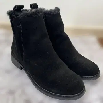 emu 블랙 무스탕 24cm PIONEER 양가죽 부츠