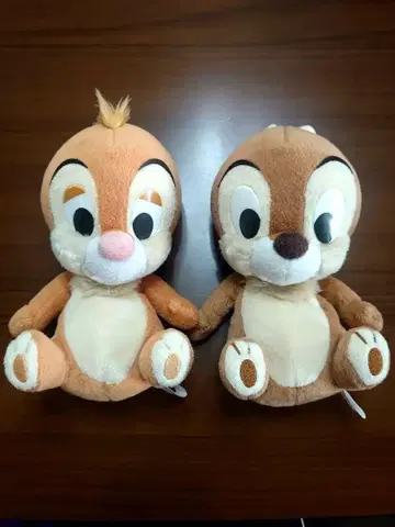 칩과 데일 봉제 인형 2체 세트