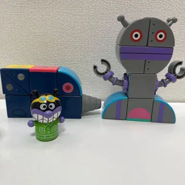자석으로 착! 번뜩이는 큐브 세균 메카 세트