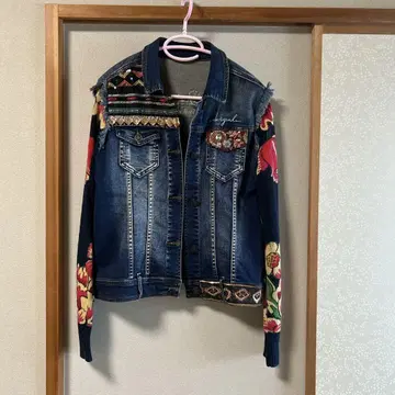 Desigual 자수 데님 자켓 M 40