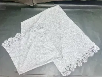 에르마노 쉘비노 레이스 자수 숄 스톨 머플러 그레이