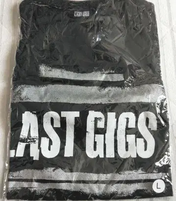 히무로 쿄스케 LAST GIGS T셔츠 L사이즈 블랙&실버