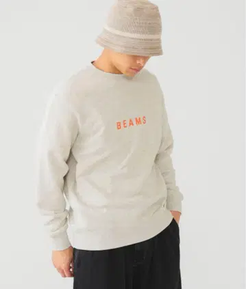 BEAMS 로고 맨투맨