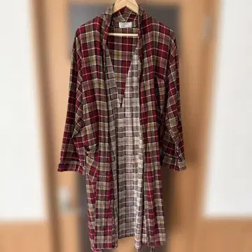 SEARS 체크 무늬 로브 L 사이즈