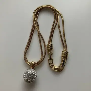 스와로브스키 볼 목걸이