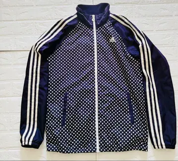 adidas 트랙 자켓 도트 퍼포먼스 로고 L 사이즈 퍼플