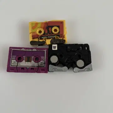 트랜스포머 카세트봇 3개