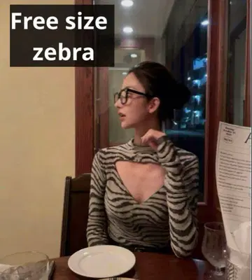 meltthelady triangle knit zebra