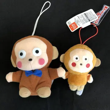 산리오 원숭이 몽키치 마스코트 봉제 인형 헤이세이 레트로