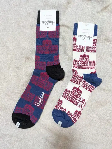 Happy Socks 도쿄역 패턴 삭스 남성용 여성용