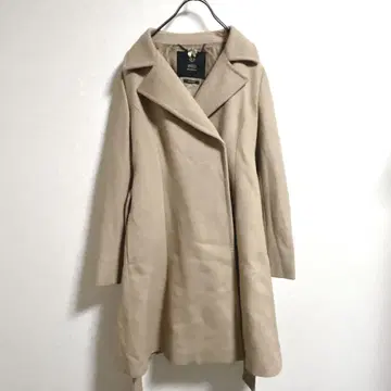 INED 이네드 심플 울 코트 베이지 사이즈 7
