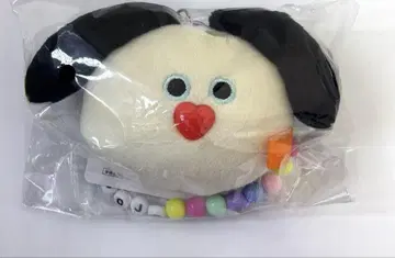 익명 새상품 mojojo 비즈 체인 달린 페이스 마스코트 강아지